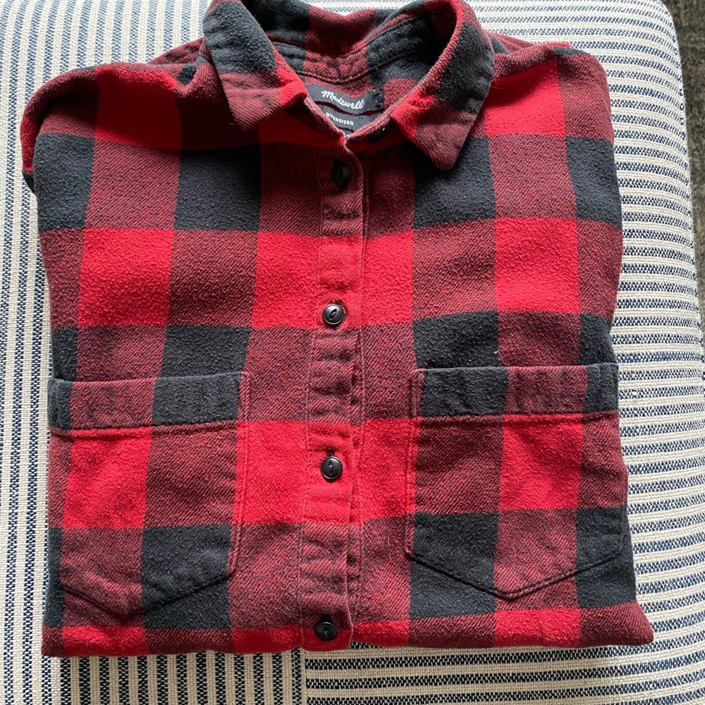 Madewell Buffalo Plaid Button down